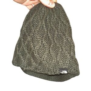 The North Face Gray Knit Beanie